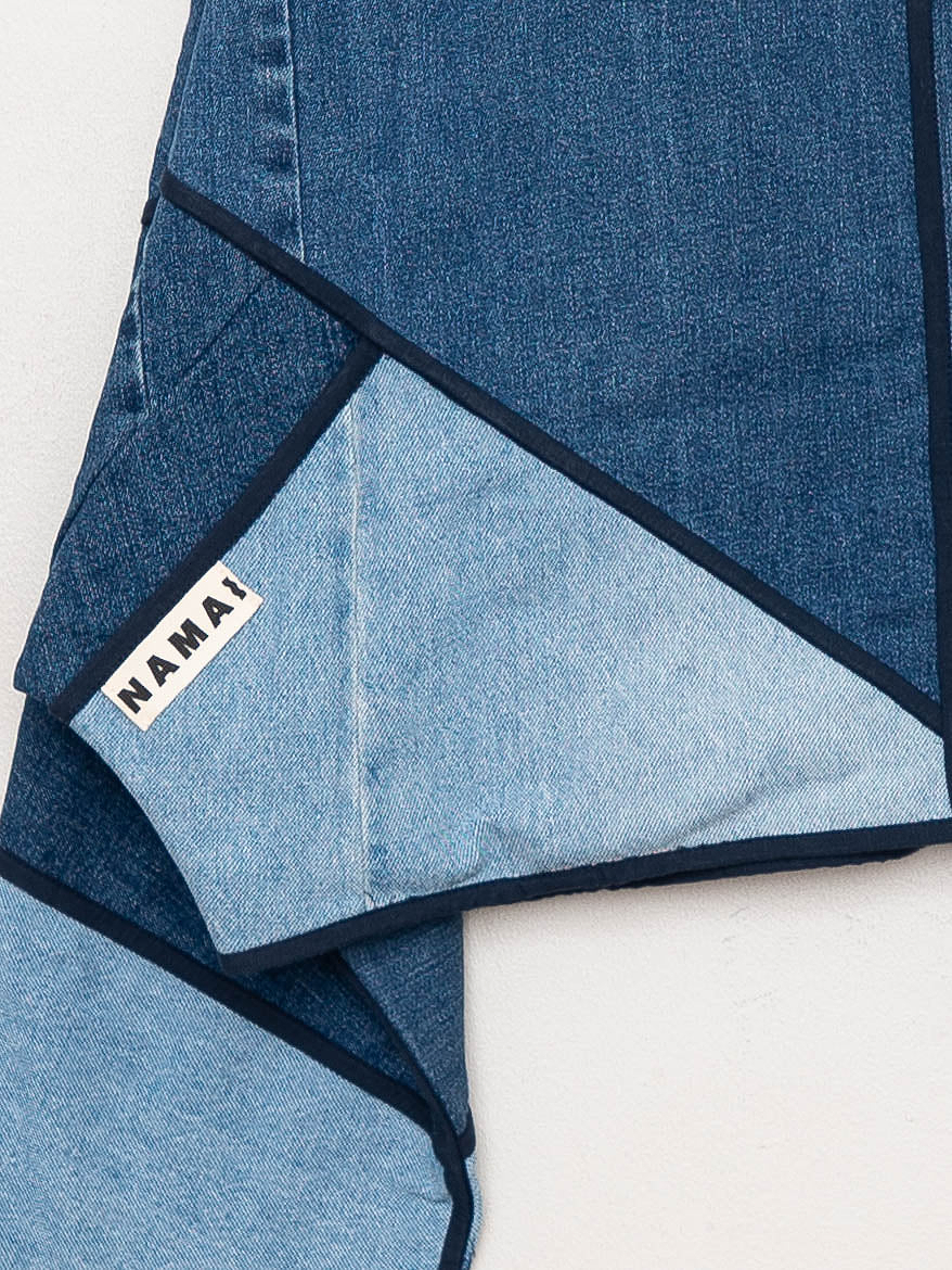 The Kaira Cropped Denim Jacket - Medium