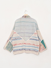 The Ladhiya Quilted Patchwork Kantha Jacket