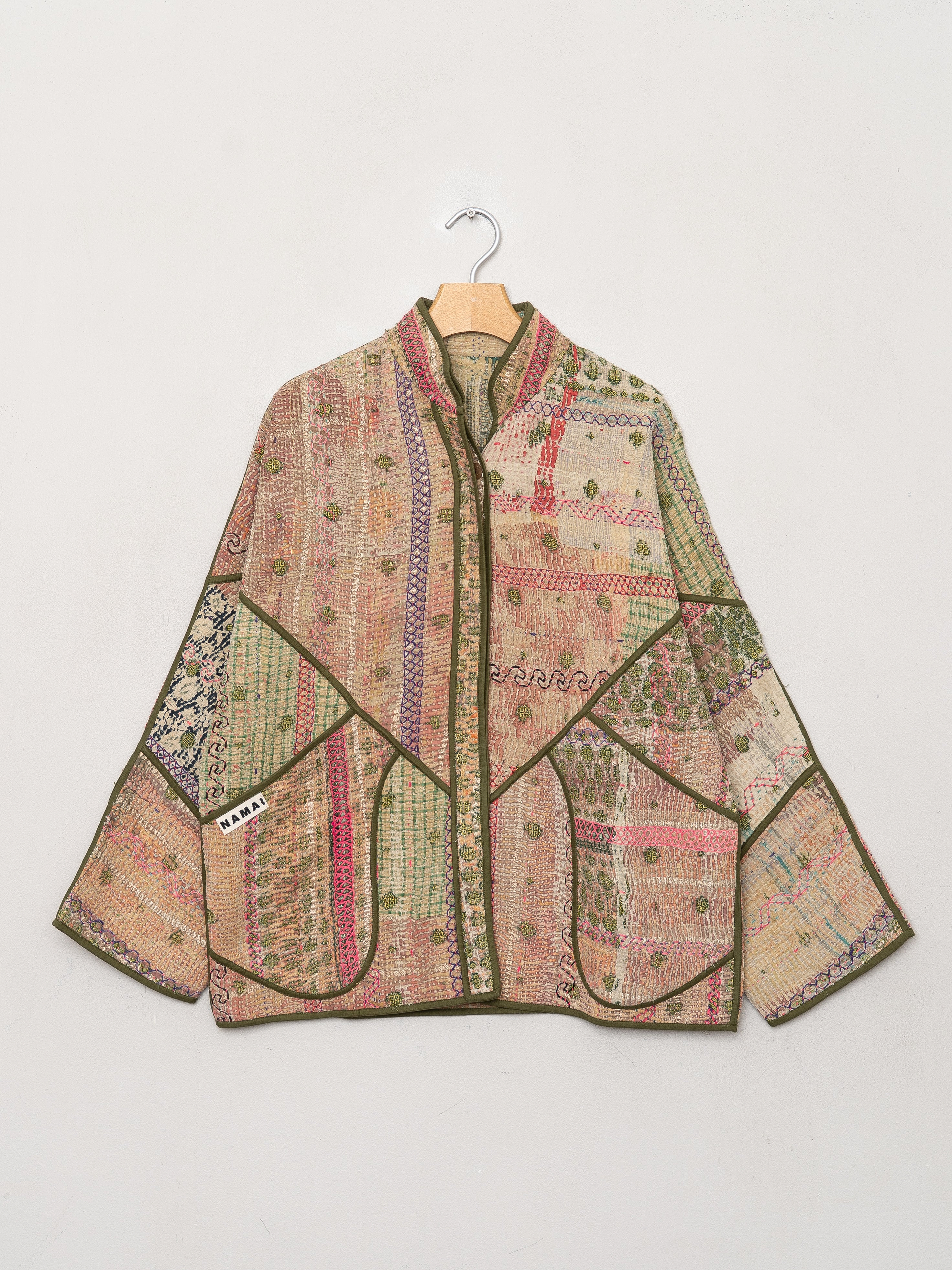 The Ladhiya Quilted Patchwork Kantha Jacket Wholesale