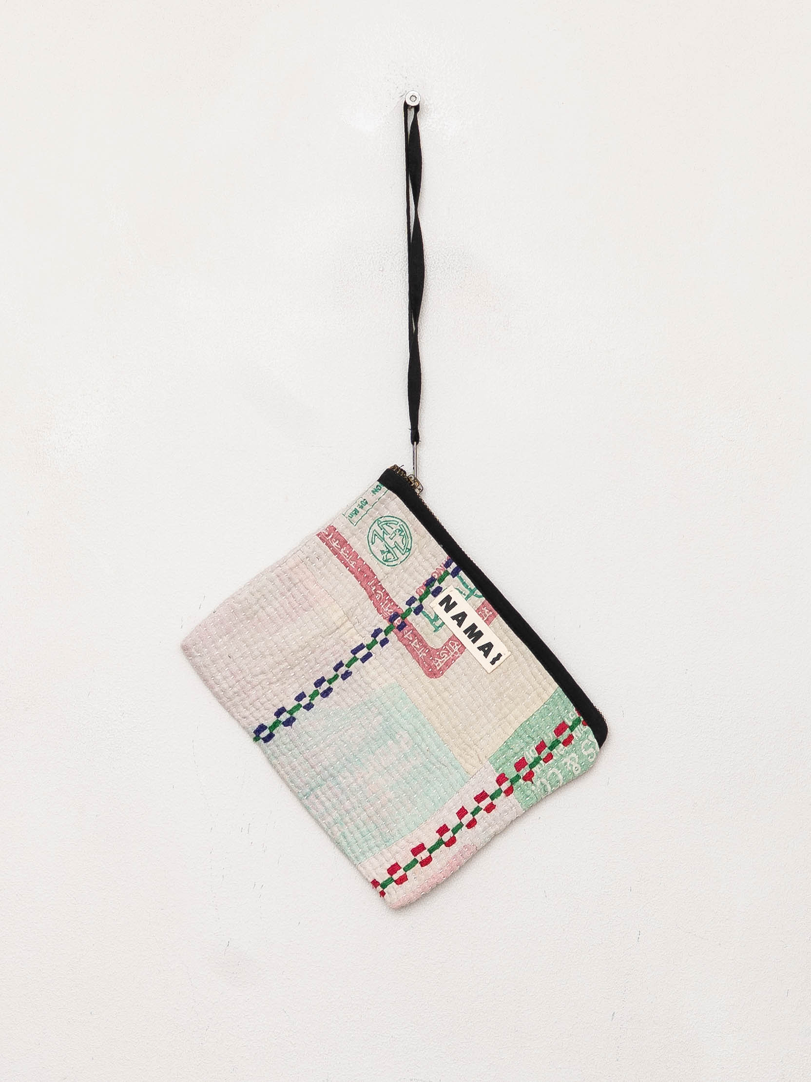 The Biju Vintage Kantha Quilted Zipper Pouch
