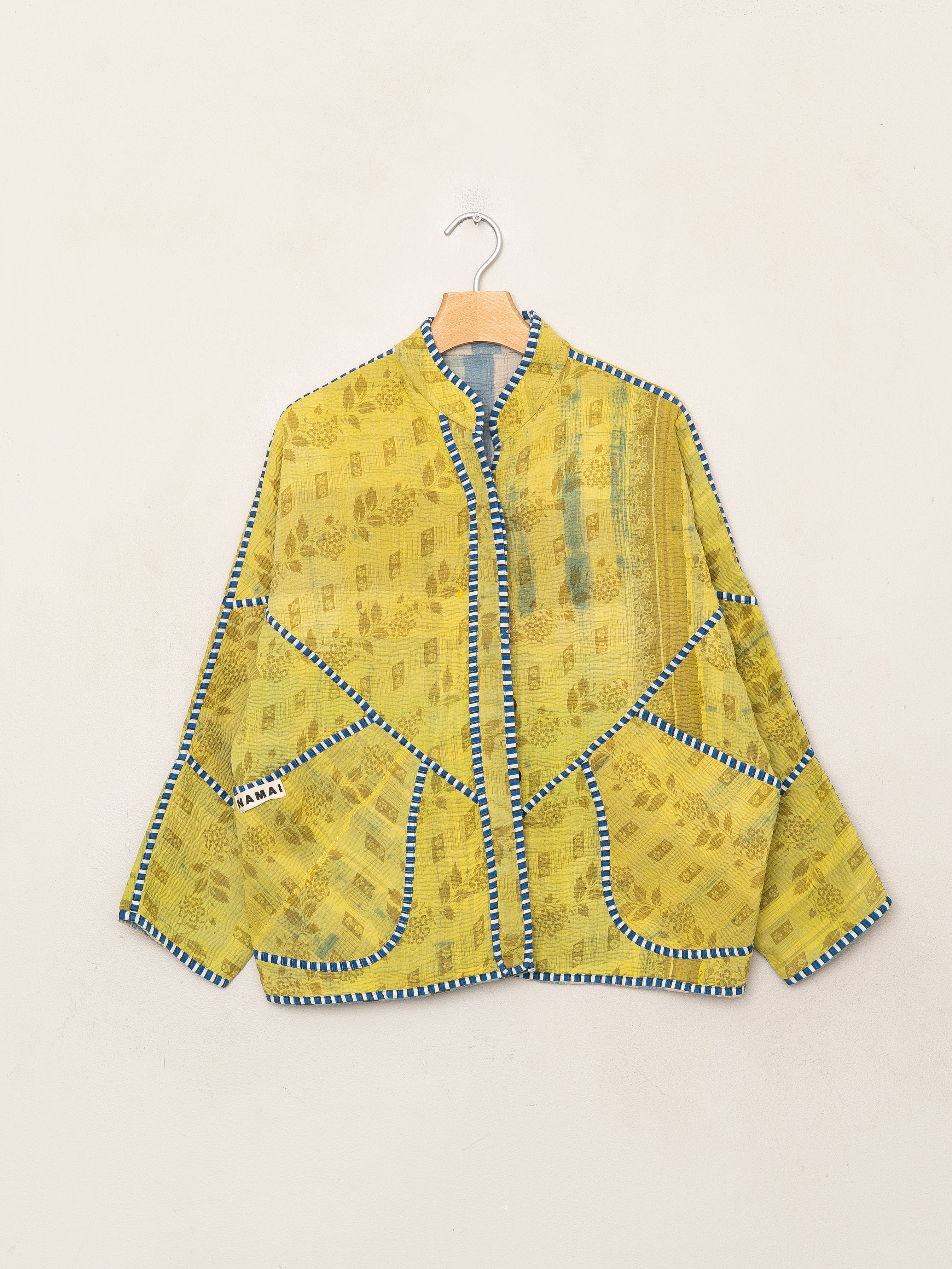 The Ladhiya Petite Quilted Patchwork Kantha Jacket