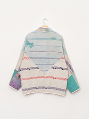 The Ladhiya Quilted Patchwork Kantha Jacket