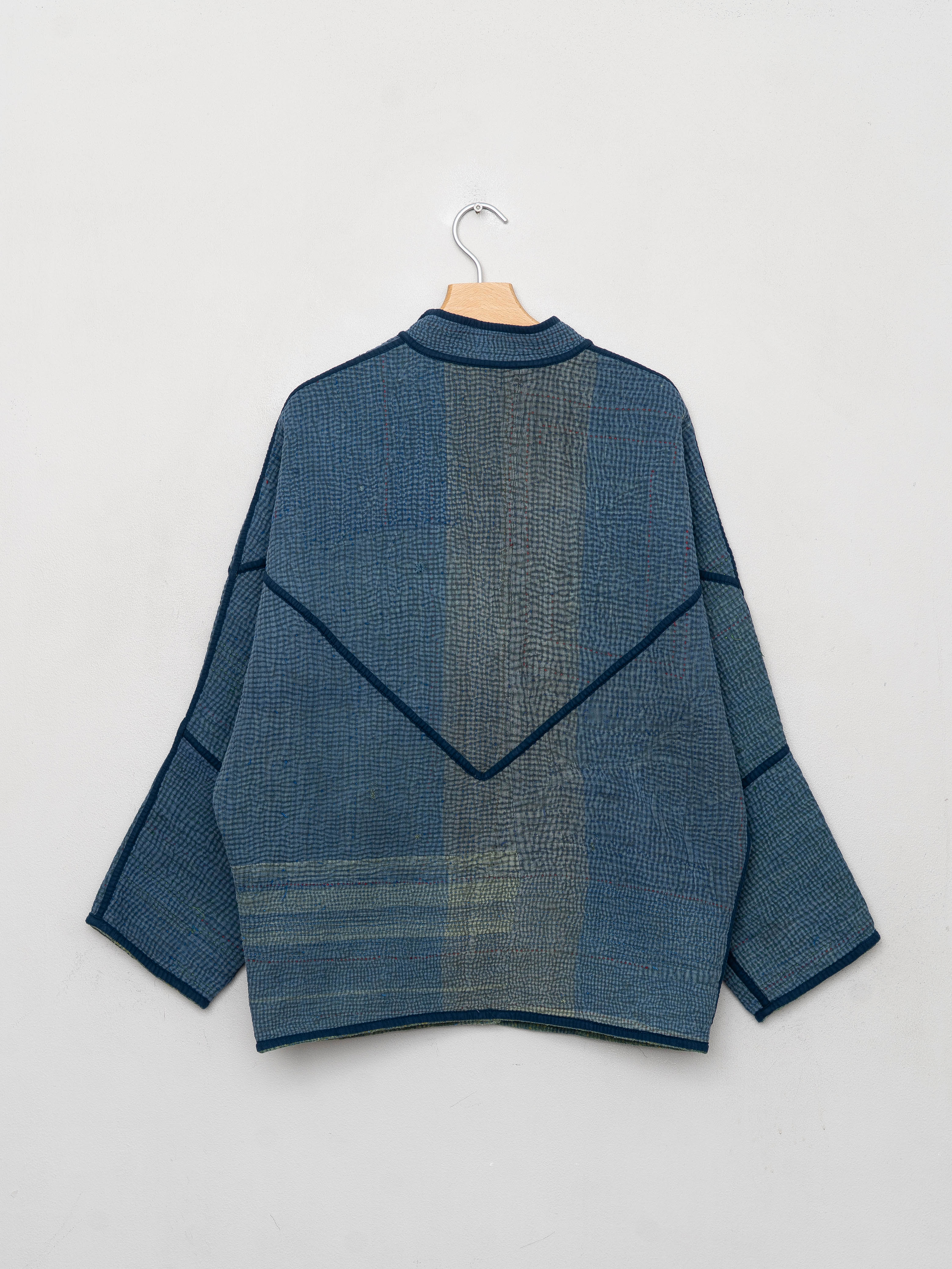 The Ishani Quilted Patchwork Kantha Jacket