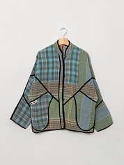 The Ladhiya Quilted Patchwork Kantha Jacket