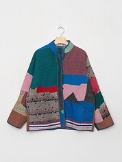 The Ladhiya Quilted Patchwork Kantha Jacket