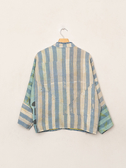 The Ladhiya Petite Quilted Patchwork Kantha Jacket