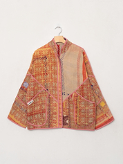 The Ladhiya Quilted Patchwork Kantha Jacket