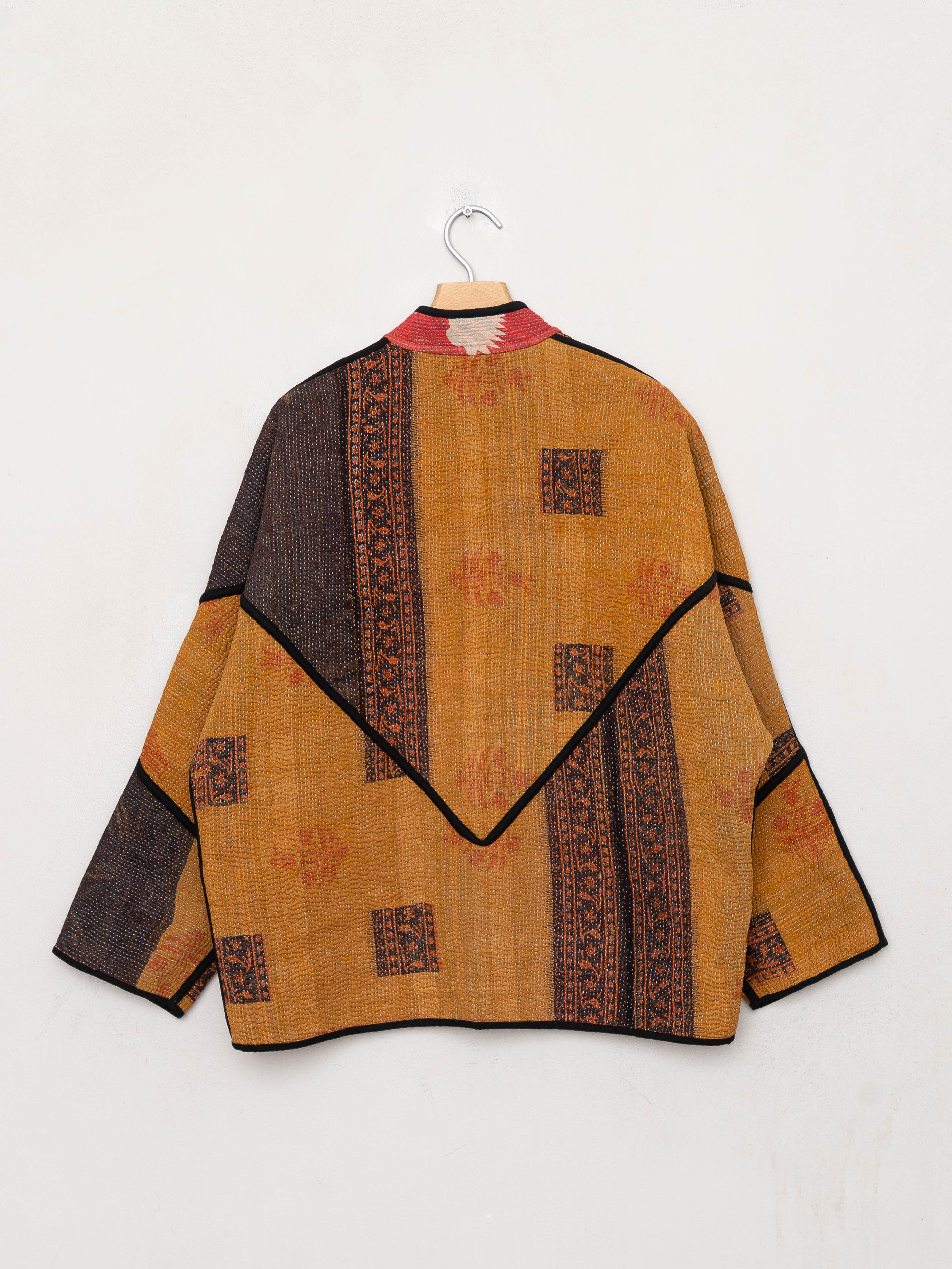 The Ladhiya Quilted Patchwork Kantha Jacket