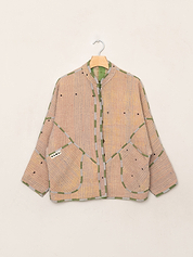 The Ladhiya Petite Quilted Patchwork Kantha Jacket