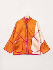 The Ladhiya Quilted Patchwork Kantha Jacket