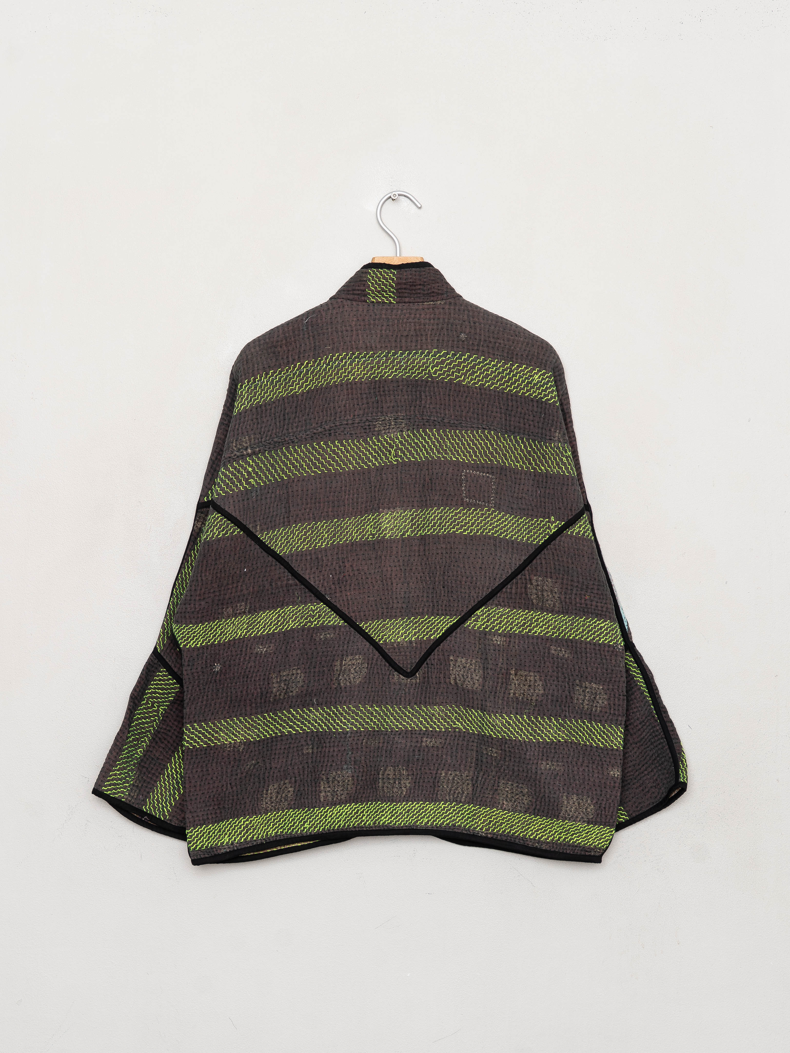 The Ladhiya Quilted Patchwork Kantha Jacket