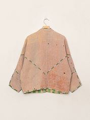 The Ladhiya Petite Quilted Patchwork Kantha Jacket