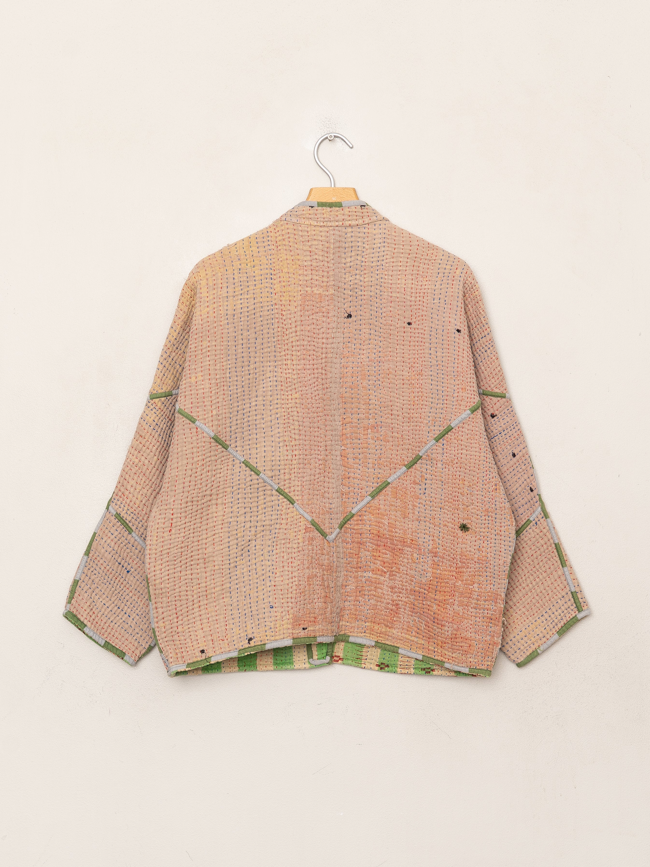 The Ladhiya Petite Quilted Patchwork Kantha Jacket