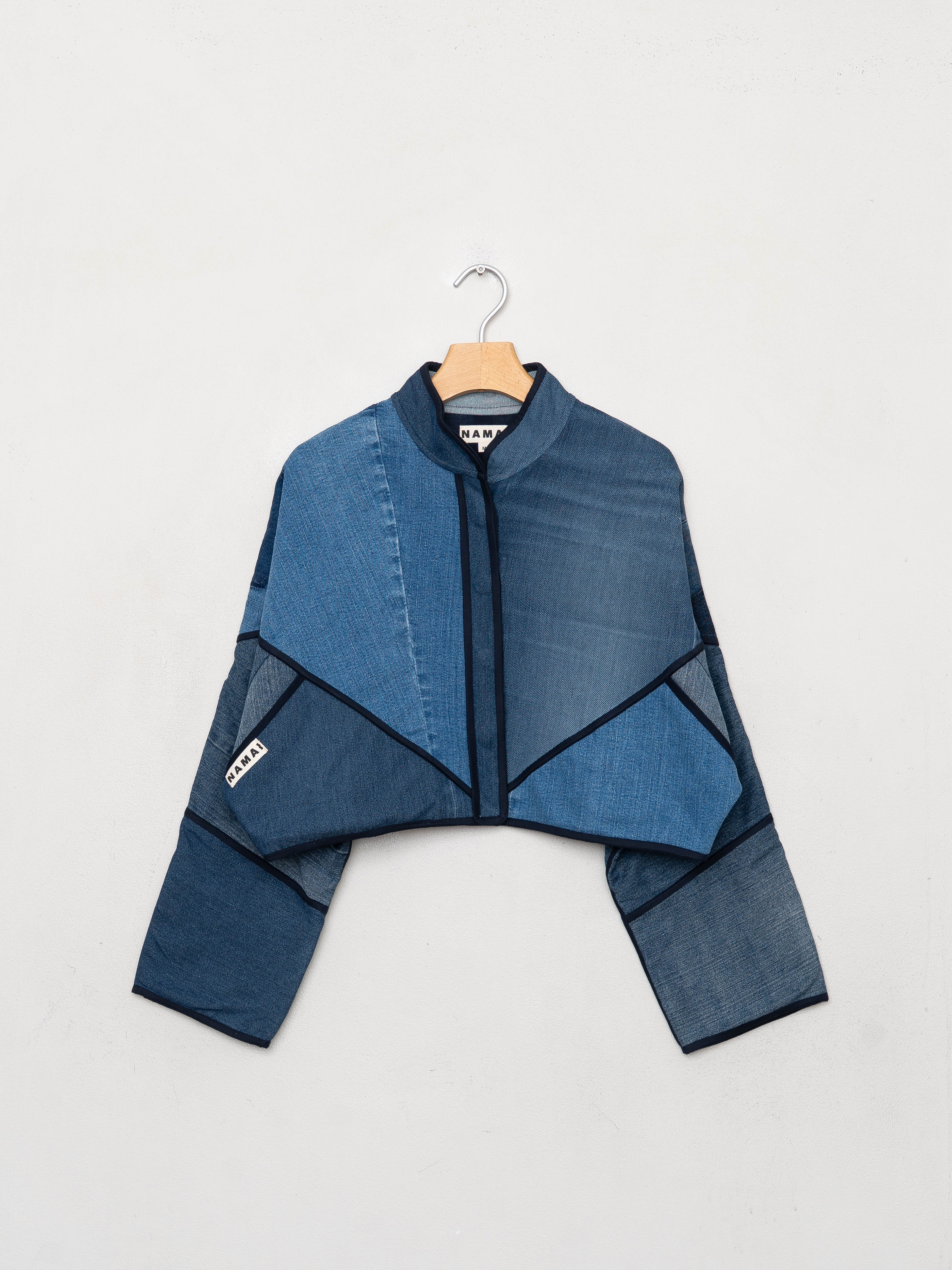The Kaira Cropped Denim Jacket - Medium