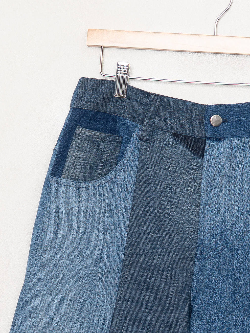 The Bindu Denim Bermuda Culotte Pant - Small