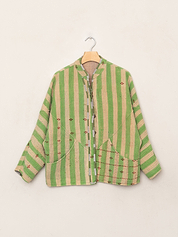 The Ladhiya Petite Quilted Patchwork Kantha Jacket