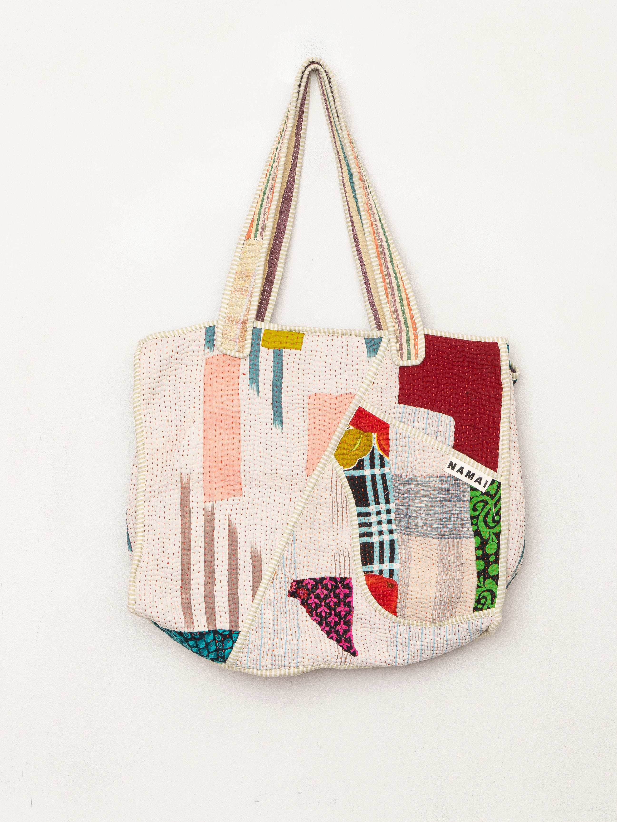 The Raksa Quilted Kantha Bag