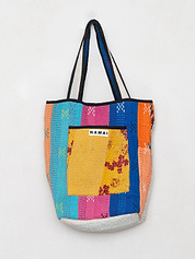 The Xoti II Zero-Waste Quilted Kantha Bag
