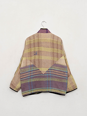 The Ladhiya Quilted Patchwork Kantha Jacket