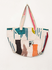 The Raksa Quilted Kantha Bag
