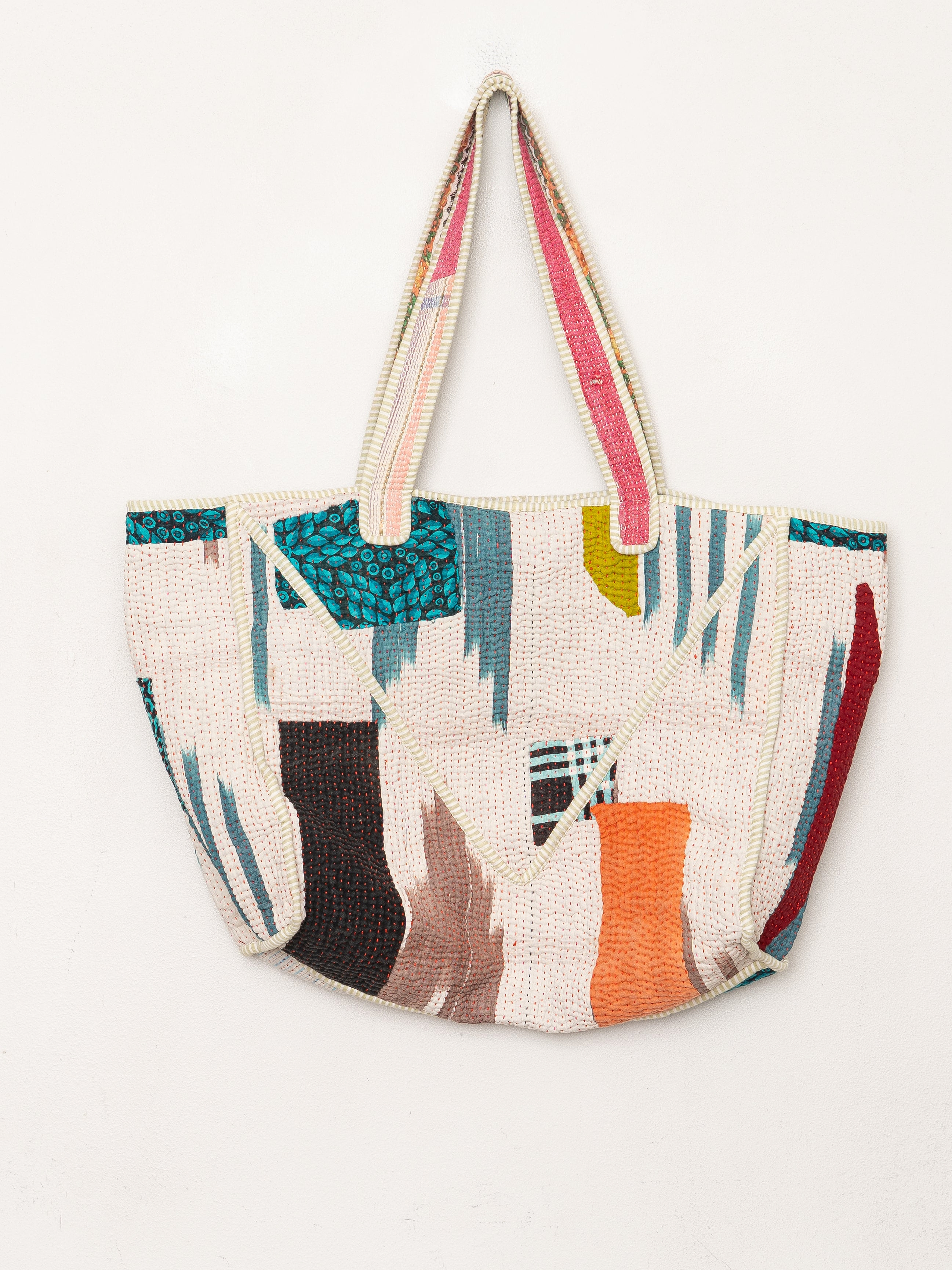 The Raksa Quilted Kantha Bag