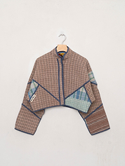 The Kaira Cropped Quilted Patchwork Kantha Jacket Wholesale