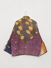 The Ladhiya Quilted Patchwork Kantha Jacket
