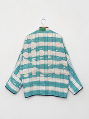 The Ladhiya Quilted Patchwork Kantha Jacket