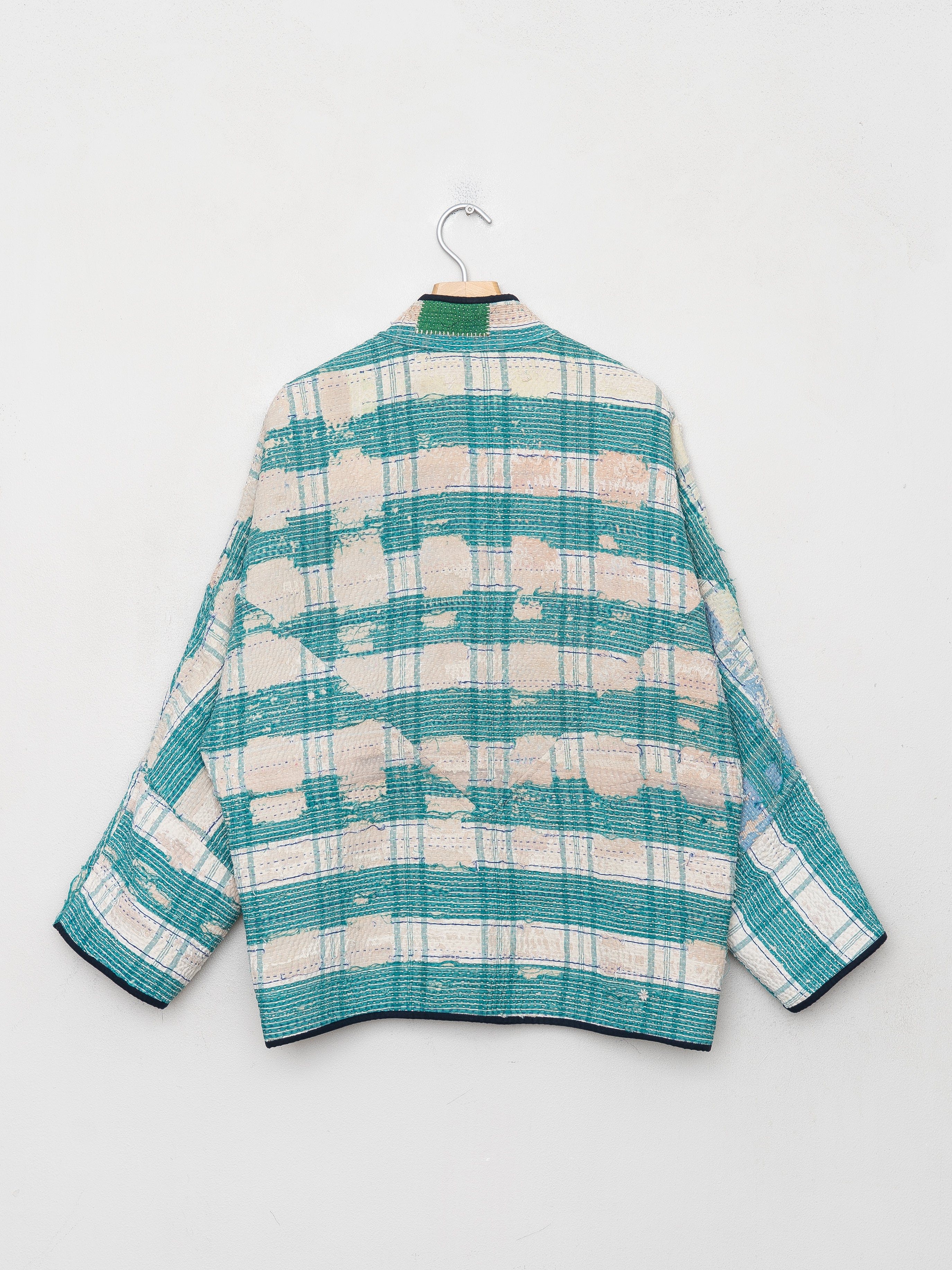 The Ladhiya Quilted Patchwork Kantha Jacket