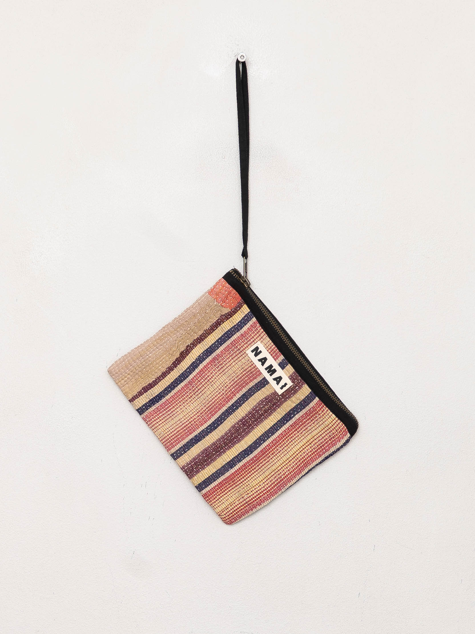 The Biju Vintage Kantha Quilted Zipper Pouch