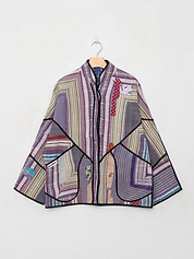 The Ladhiya Quilted Patchwork Kantha Jacket