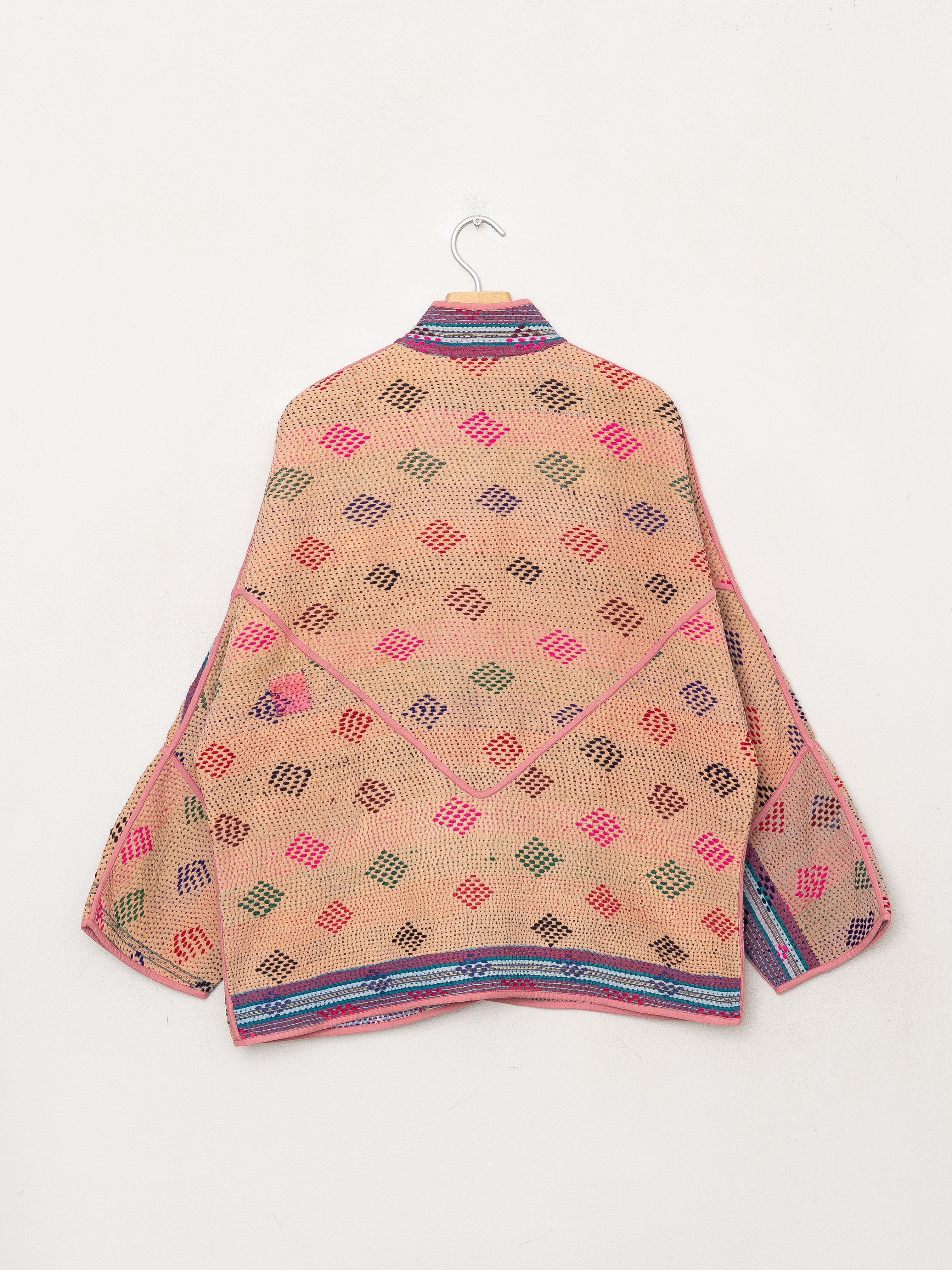 The Ladhiya Quilted Patchwork Kantha Jacket