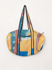 The Gopi Quilted Duffle Bag - Sample
