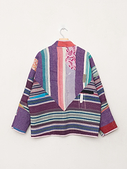 The Ladhiya Quilted Patchwork Kantha Jacket