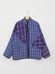 The Ladhiya Quilted Patchwork Kantha Jacket