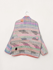 The Ladhiya Quilted Patchwork Kantha Jacket