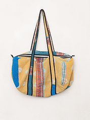 The Gopi Quilted Duffle Bag - Sample