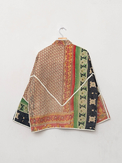 The Ladhiya Quilted Patchwork Kantha Jacket
