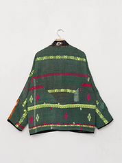 The Ladhiya Quilted Patchwork Kantha Jacket