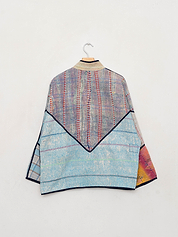The Ladhiya Quilted Patchwork Kantha Jacket