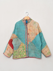 The Ladhiya Quilted Patchwork Kantha Jacket Wholesale