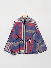 The Ladhiya Quilted Patchwork Kantha Jacket
