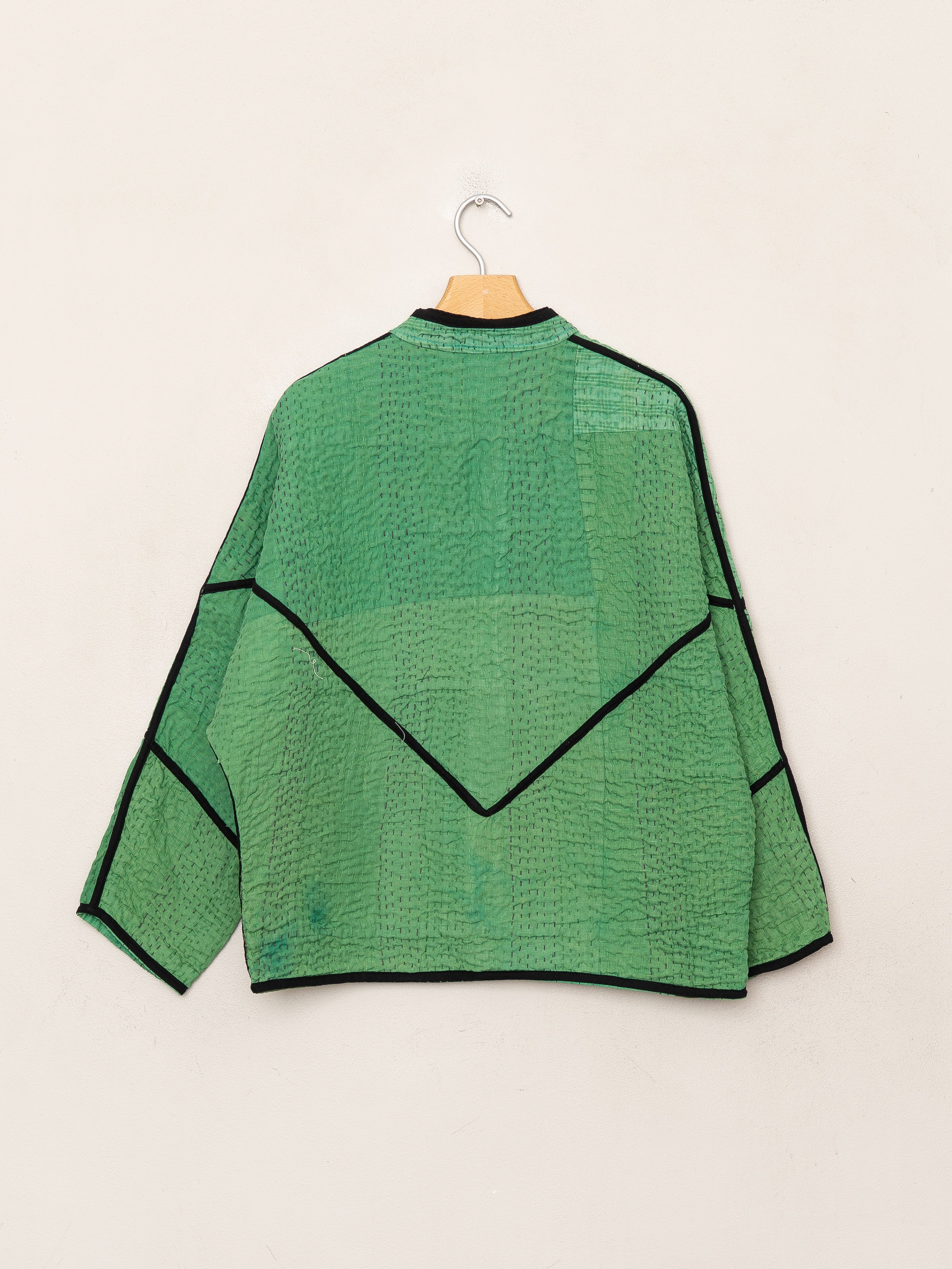 The Ladhiya Petite Quilted Patchwork Kantha Jacket