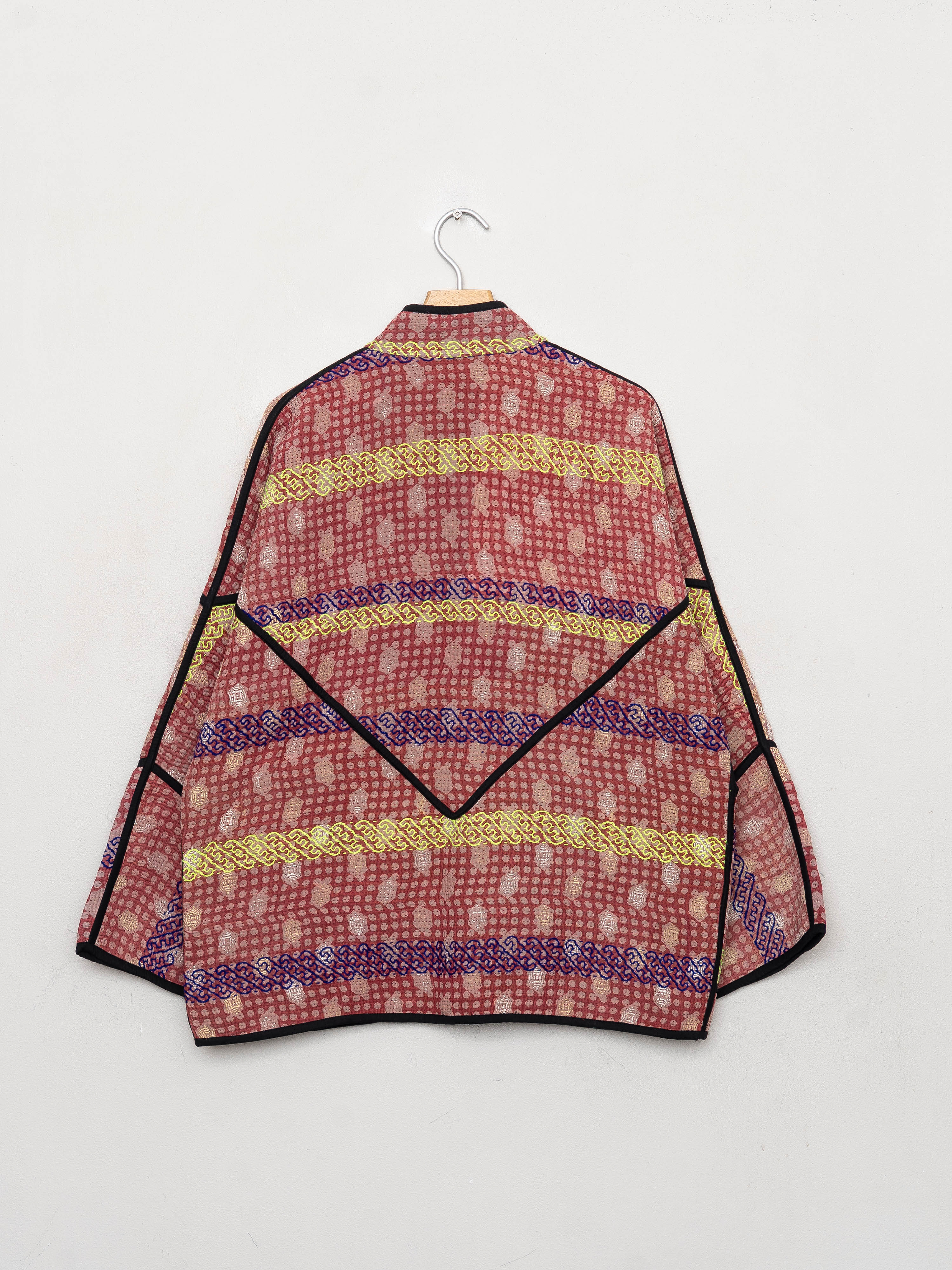 The Ladhiya Quilted Patchwork Kantha Jacket