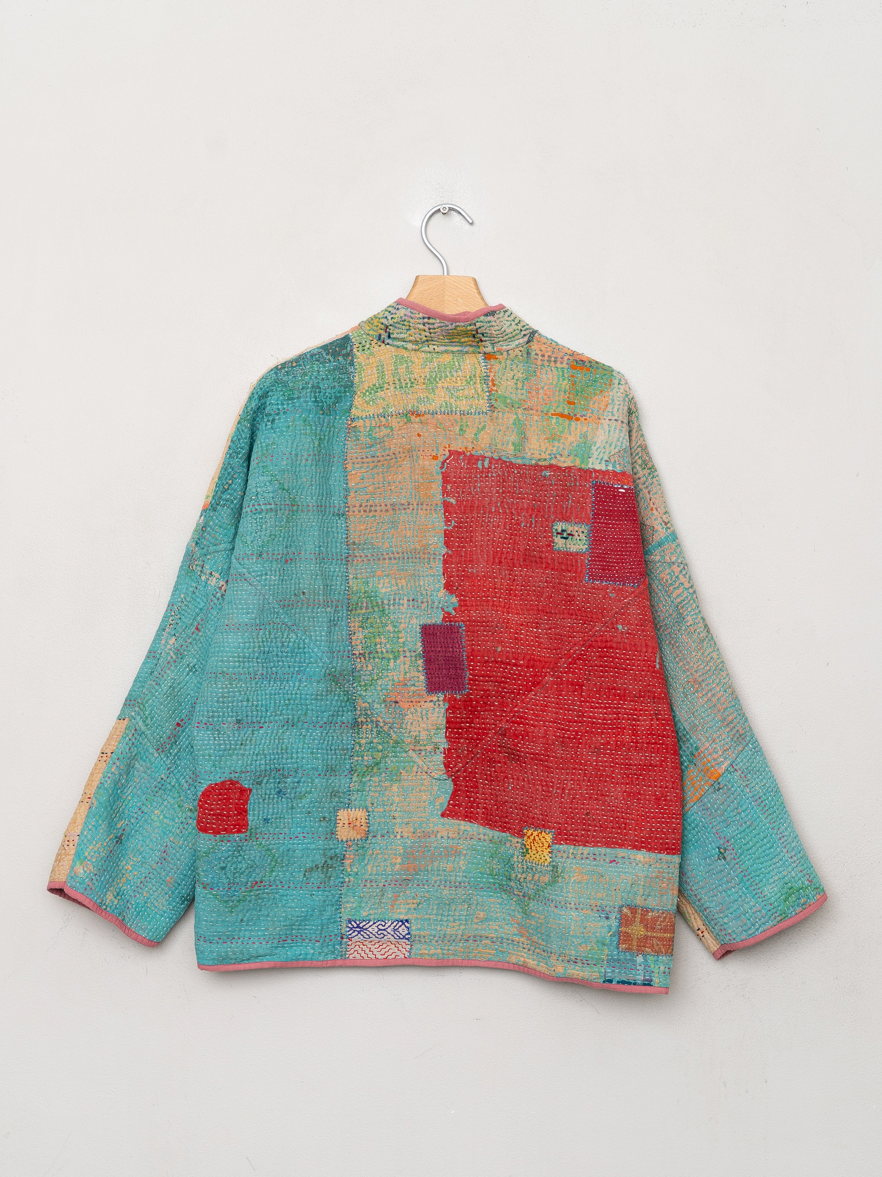 The Ladhiya Quilted Patchwork Kantha Jacket Wholesale