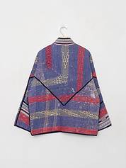 The Ladhiya Quilted Patchwork Kantha Jacket