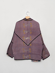 The Ishani Quilted Patchwork Kantha Jacket