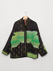 The Ladhiya Quilted Patchwork Kantha Jacket