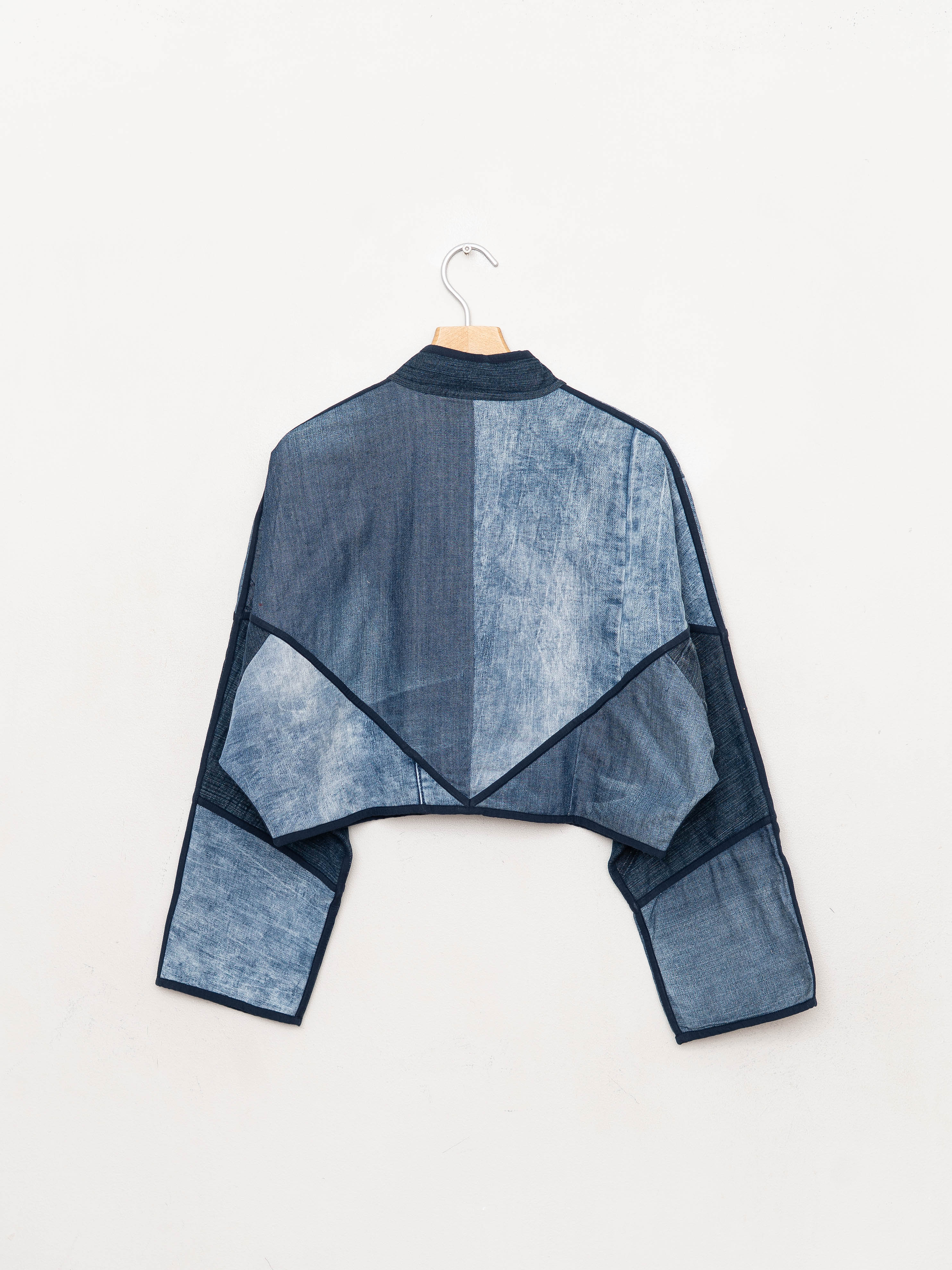 The Kaira Cropped Denim Jacket - Medium