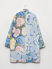 The Sai Quilted Patchwork Kantha Coat